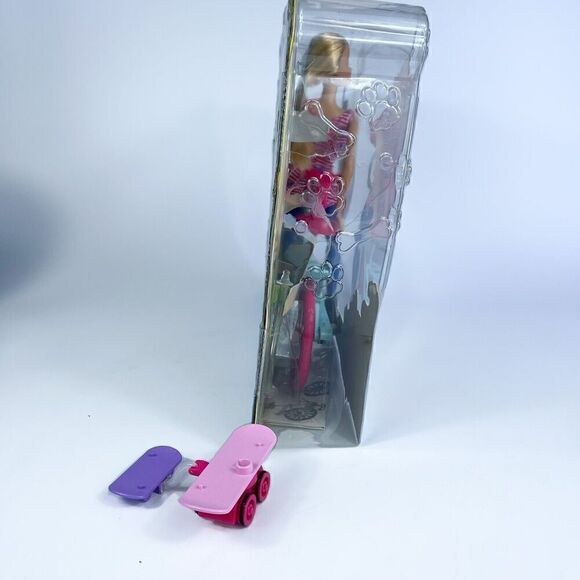 Barbie Spin N Ride Pups Playset Damaged Box CLD94 New Missing Two Doggies - Picture 4 of 7